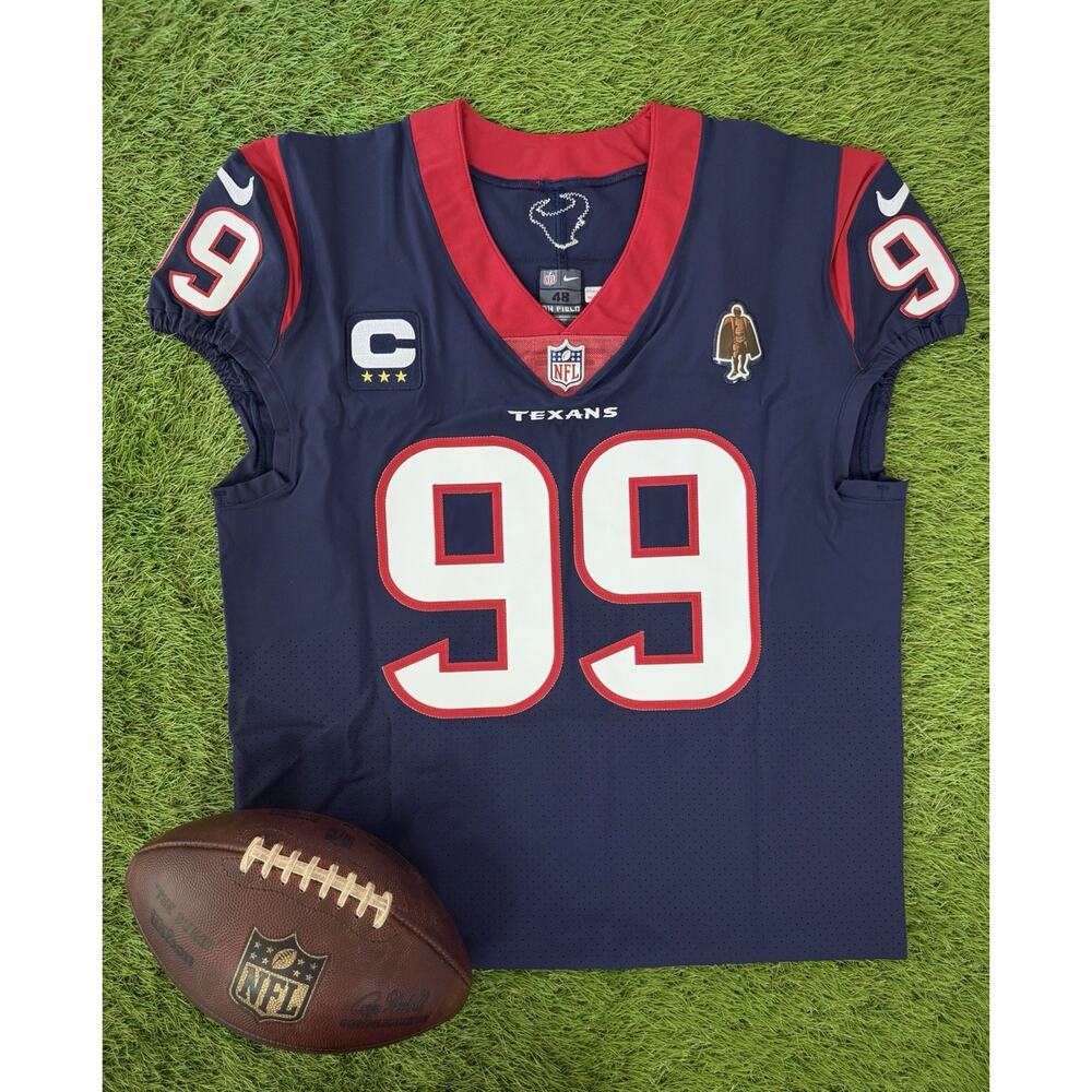 JJ Watt Houston Texans 2020 Team Issued Authentic Game Jersey Football NFL 48/XL